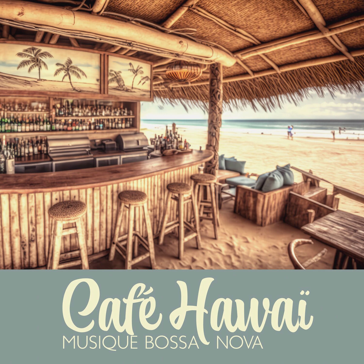Album cover of Café Hawaï: Musique Positive Bossa Nova, Jazz d'ambiance douce pour se détendre