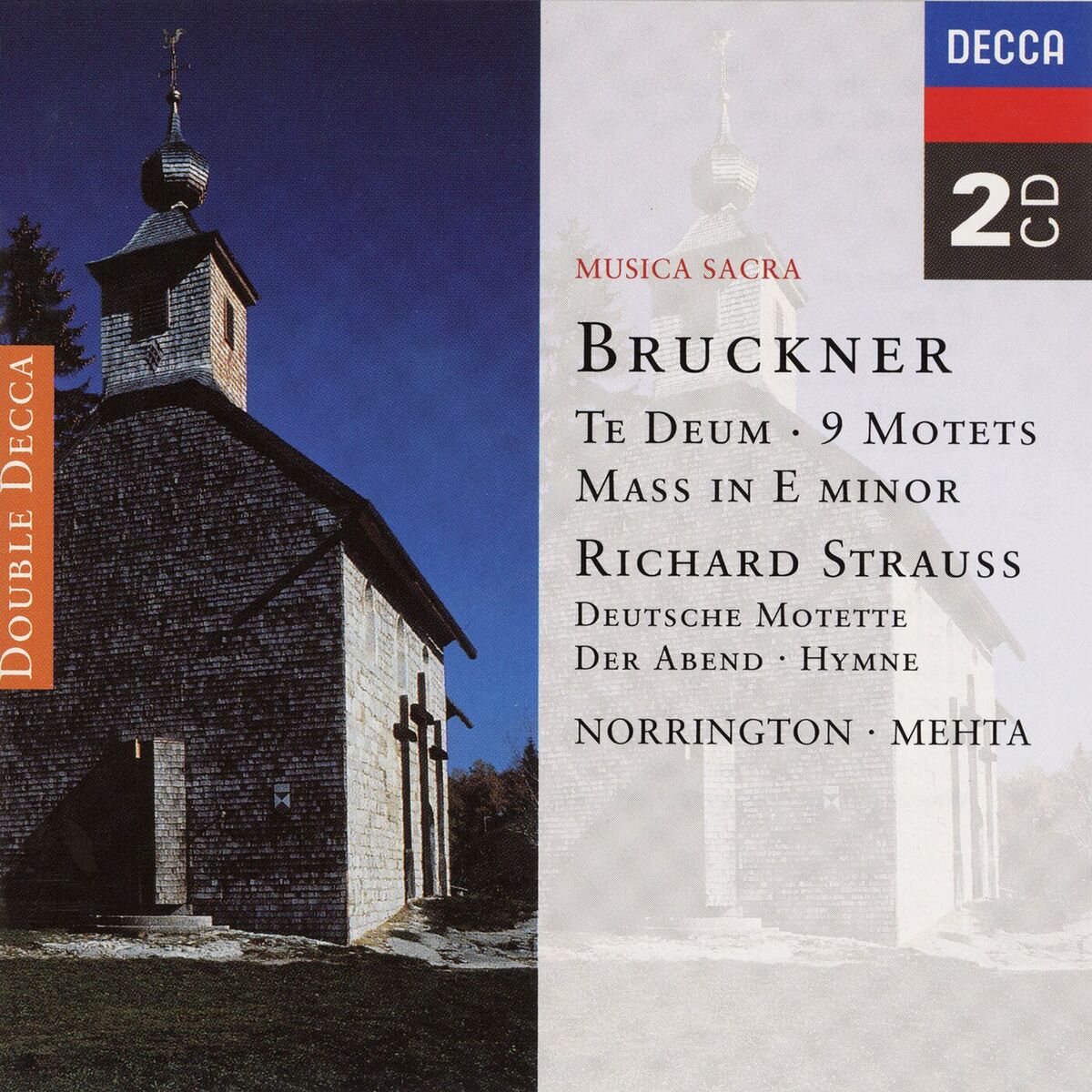 Album cover of Bruckner: Te Deum; Mass No. 2; Motets