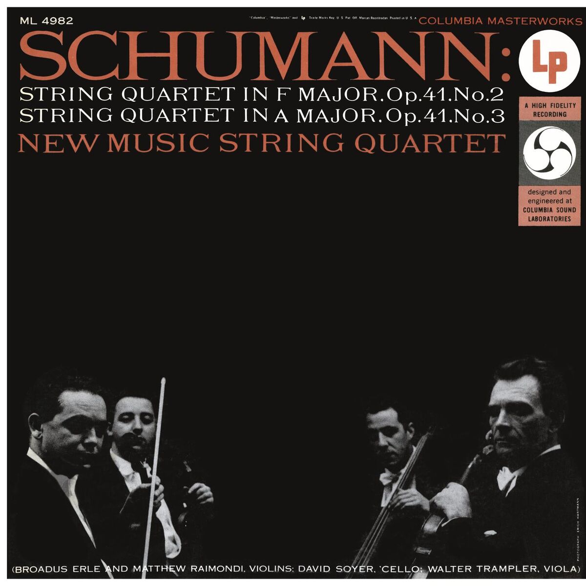 Album cover of Schumann: String Quartet No. 2 & No. 3 (Remastered)