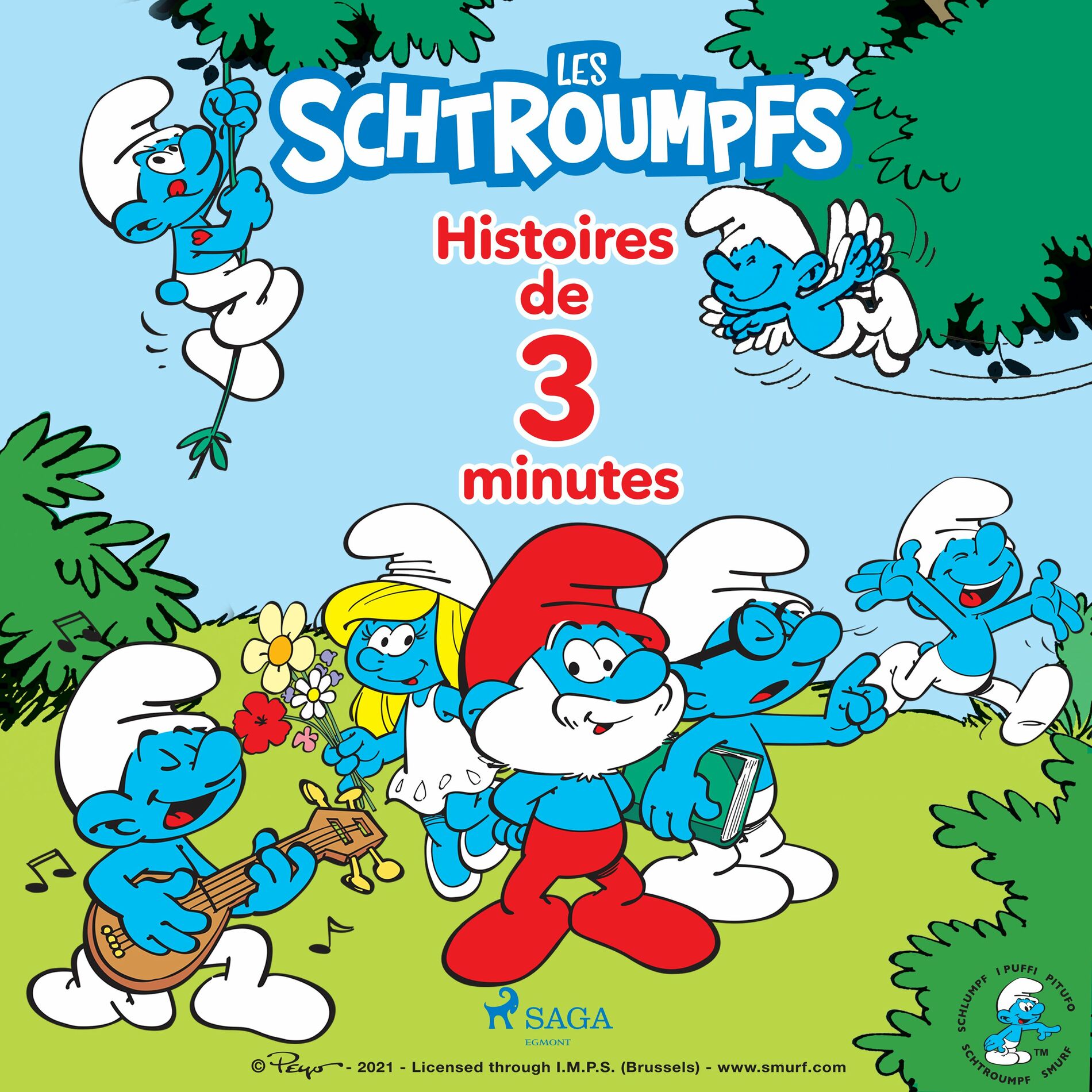 Album cover of Les Schtroumpfs - Histoires de 3 minutes