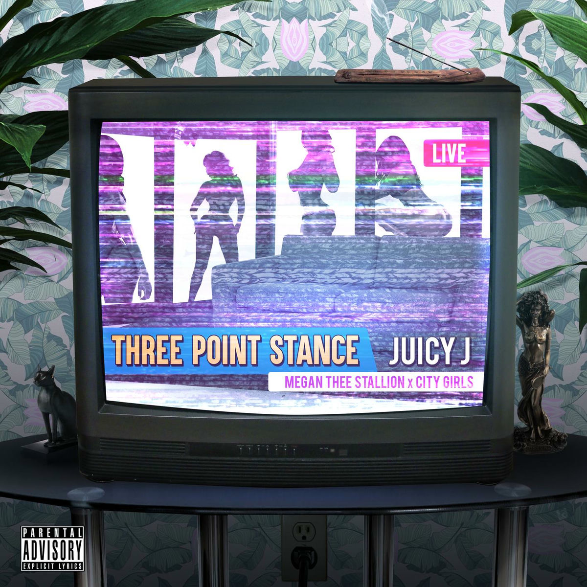 Album cover of Three Point Stance (feat. City Girls & Megan Thee Stallion)