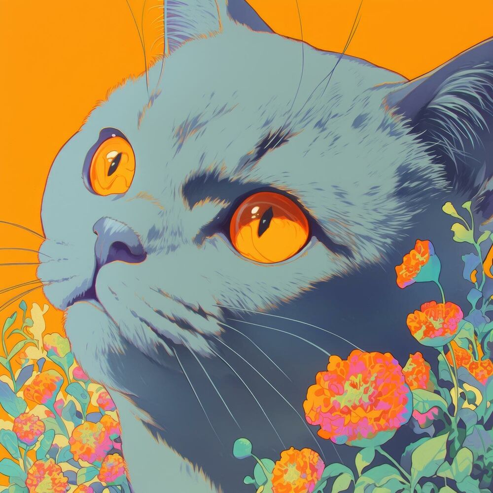 Picture of 貴族的なネコの豪華な住居: 華麗なる猫の贅沢な休息