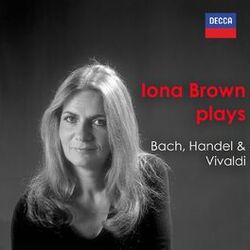 Cover of "Brown Plays" - Bach, Handel & Vivaldi
