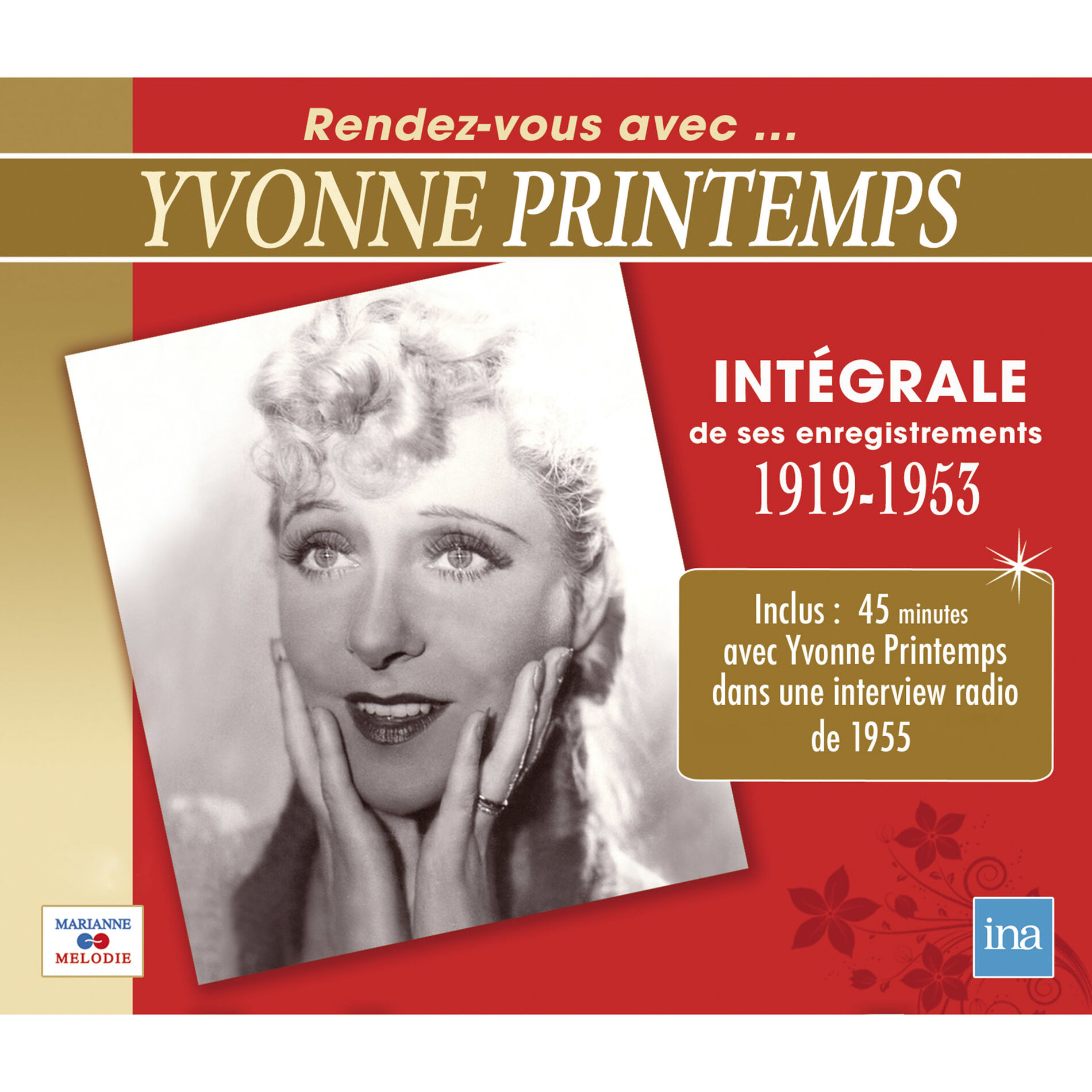 Album cover of Intégrale de ses enregistrements (1919-1953)