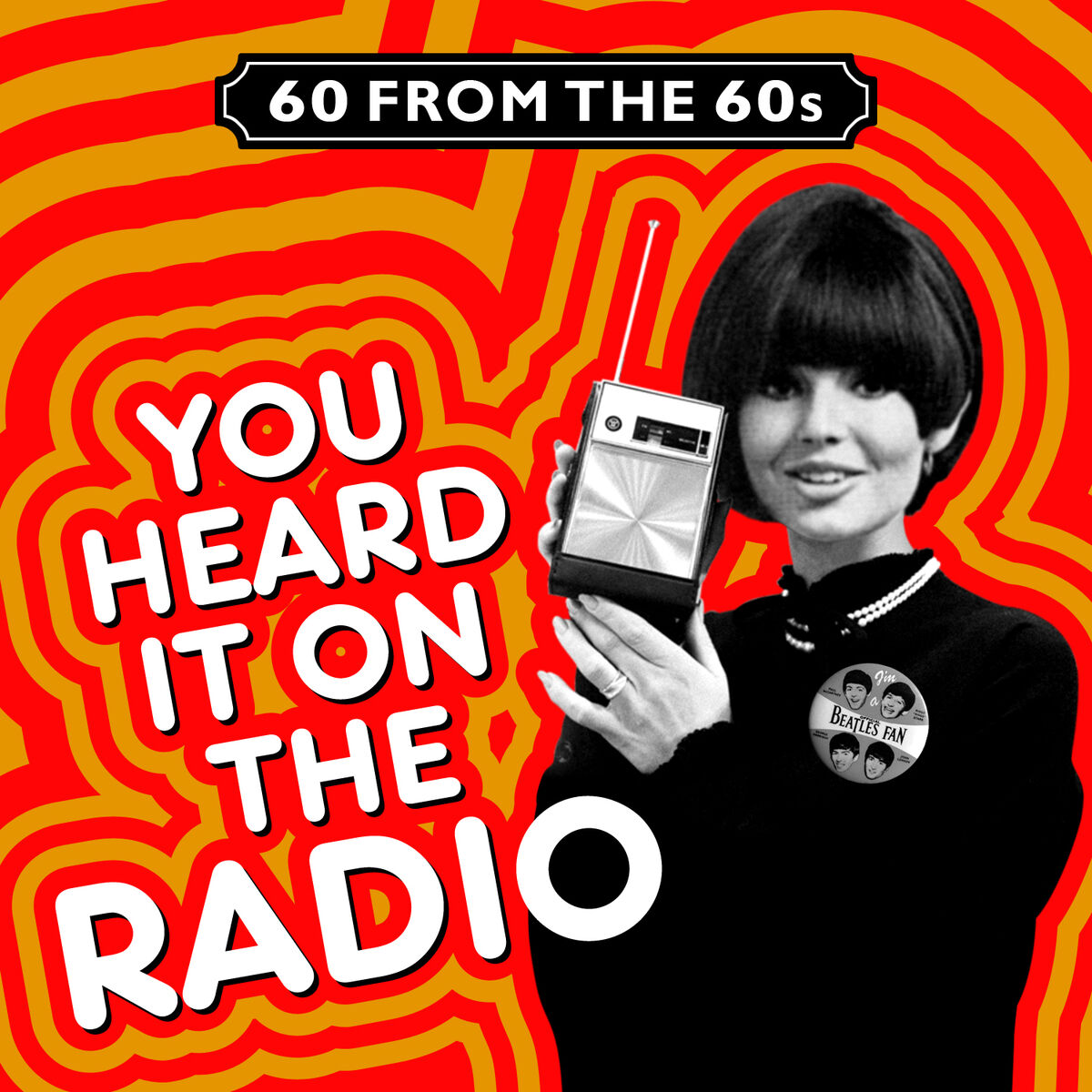 Album cover of 60 from the 60s - You Heard It on the Radio
