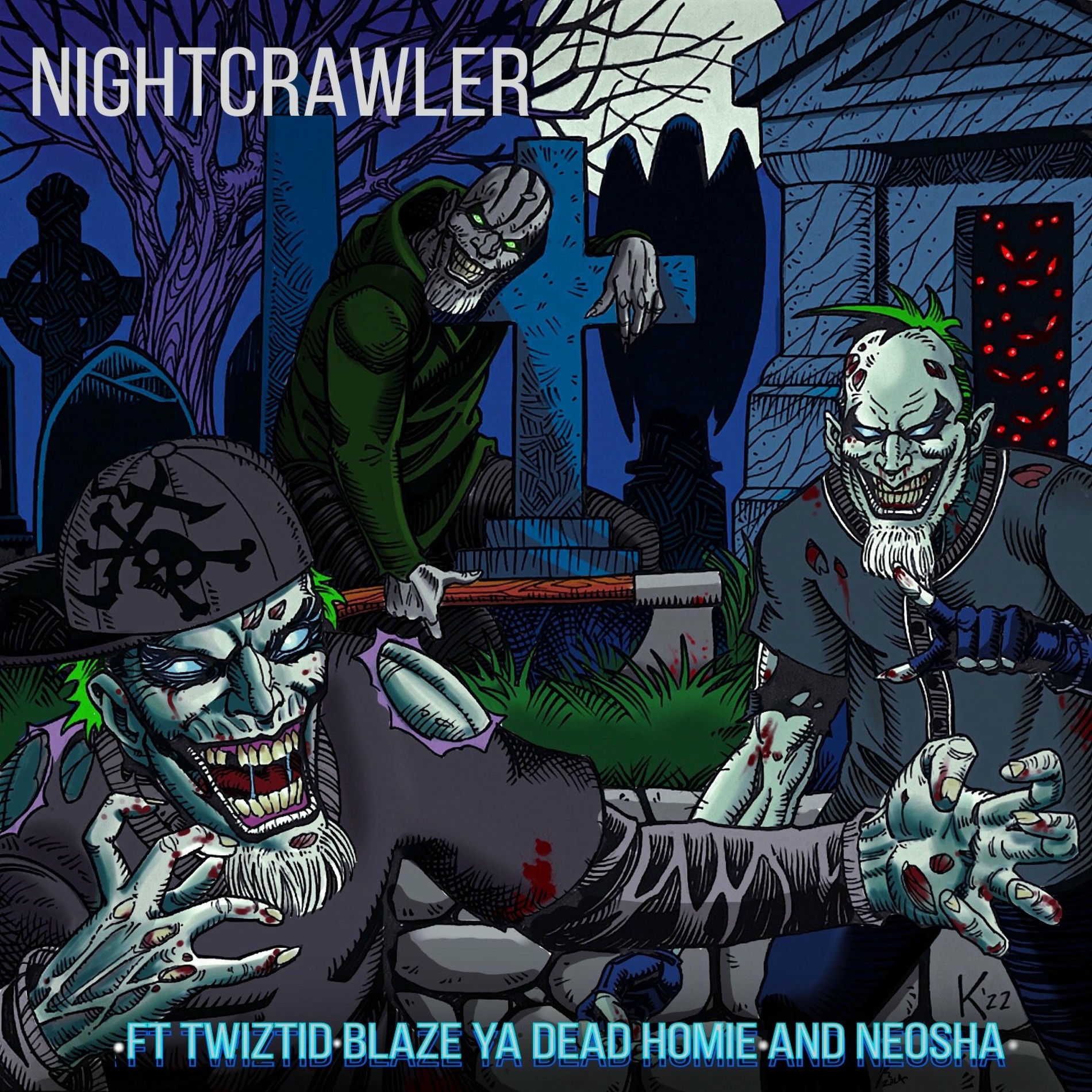DJ Godzila - NIGHTCRAWLER (feat. Twiztid, Blaze Ya Dead