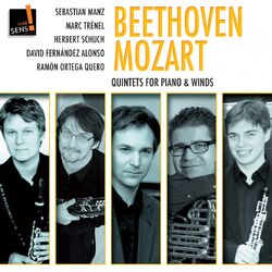 Cover of Mozart & Beethoven : Quintettes pour piano et vents (Quintettes pour piano et vents, quintets for piano and winds)