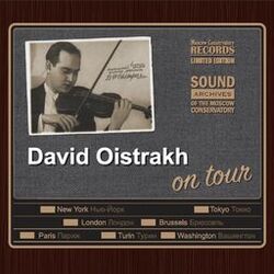Cover of DAVID OISTRAKH ON TOUR