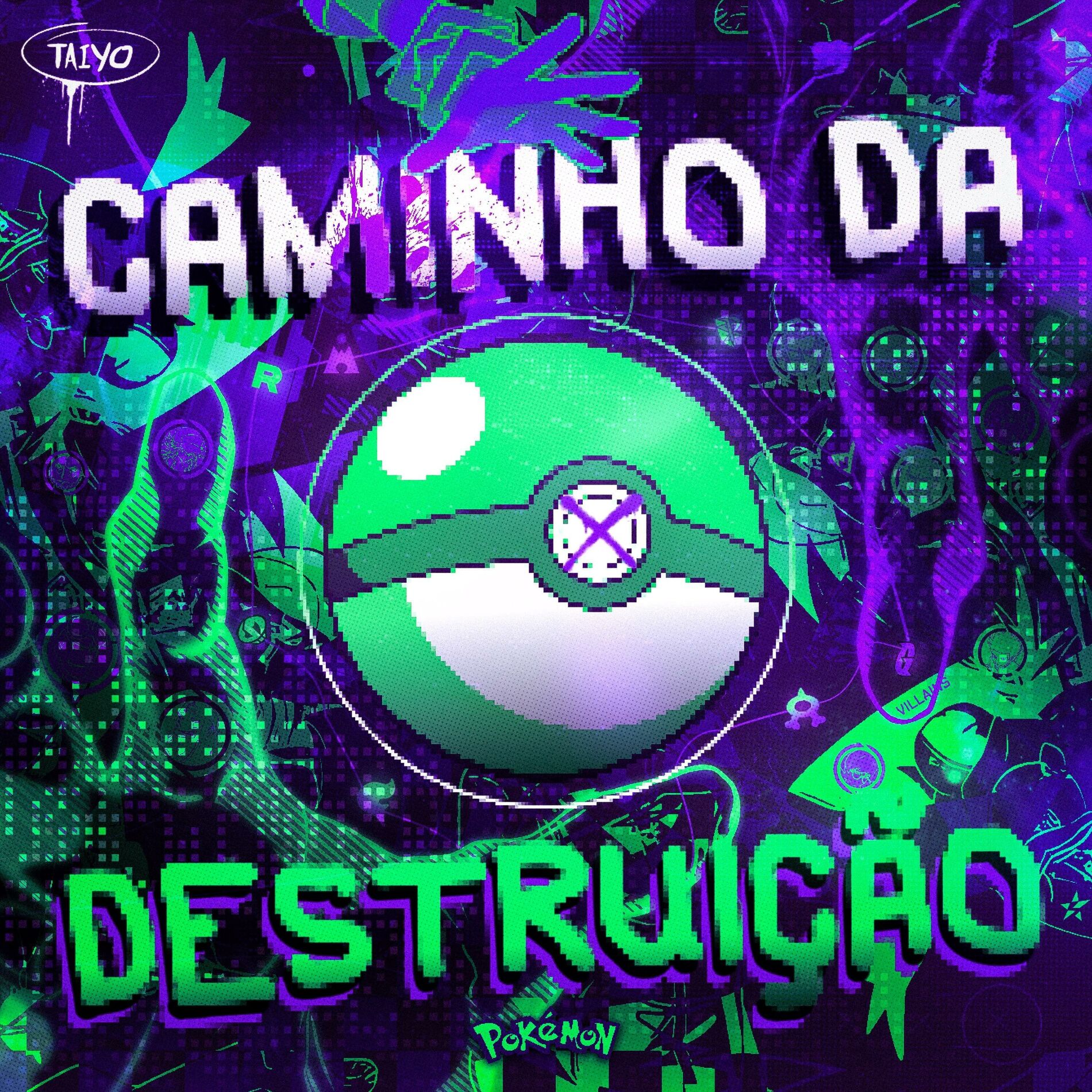 Album cover of Caminho da Destruição (Vilões) (feat. Slow GM, Komorii, Sunny, Onni, BLK, ÔmegaRapper, Chrono Rapper, Link, oAlê & RLZ)