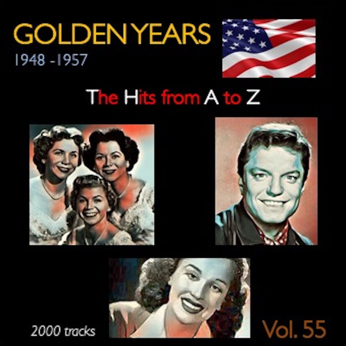 Album cover of Golden Years 1948-1957 · The Hits from A to Z · , Vol. 55