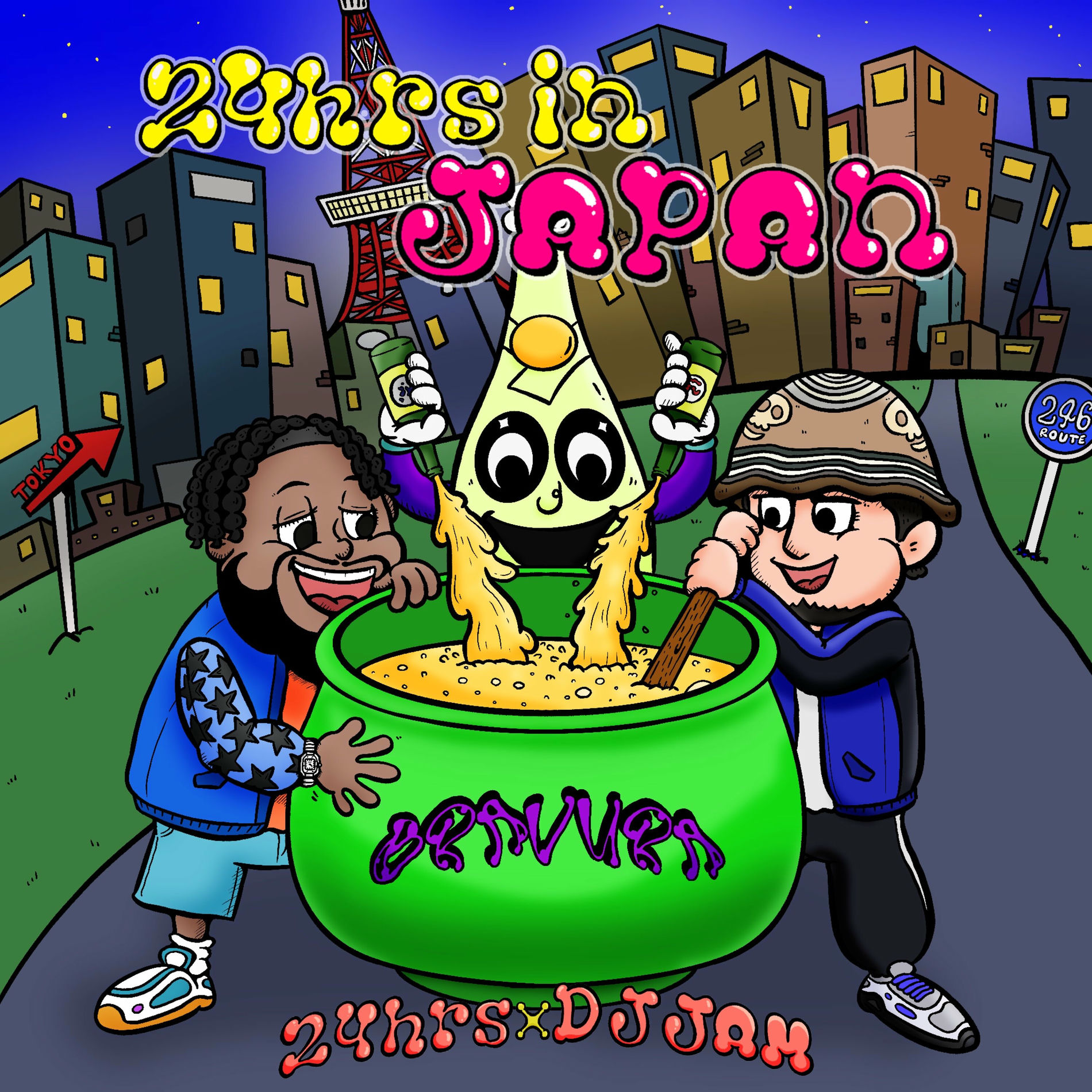 Album cover of 24hrs in JAPAN