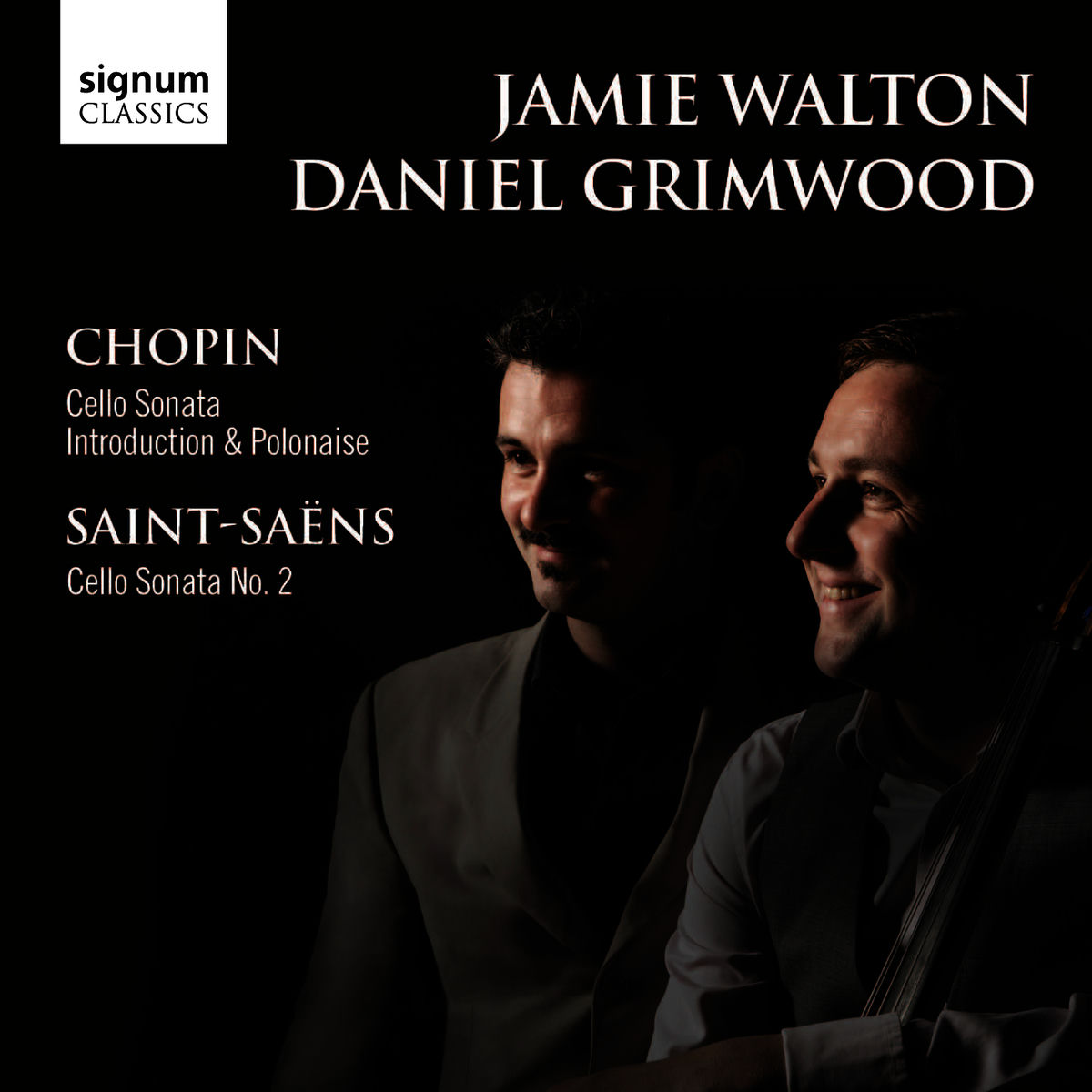 Album cover of Chopin & Saint-Saëns Cello Sonatas