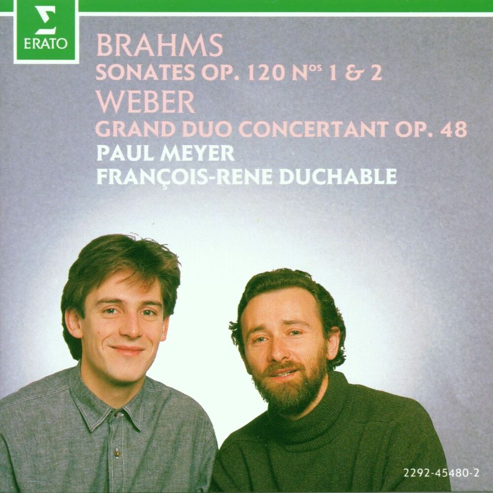 Picture of Brahms : Clarinet Sonatas & Weber : Grand duo concertant
