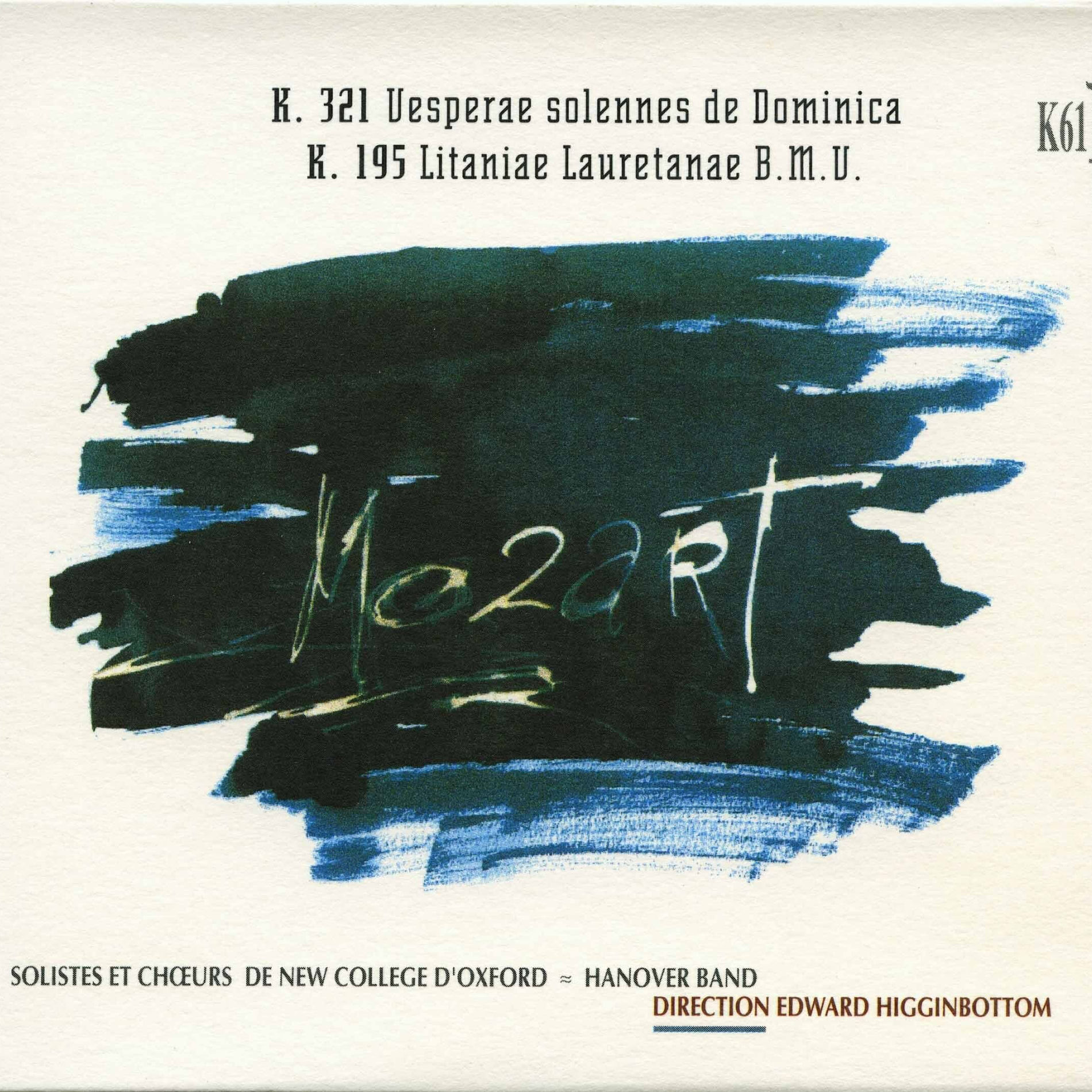 Album cover of Mozart: Vesperae solennes de Dominica, K. 321 & Litaniae lauretanae, K. 195