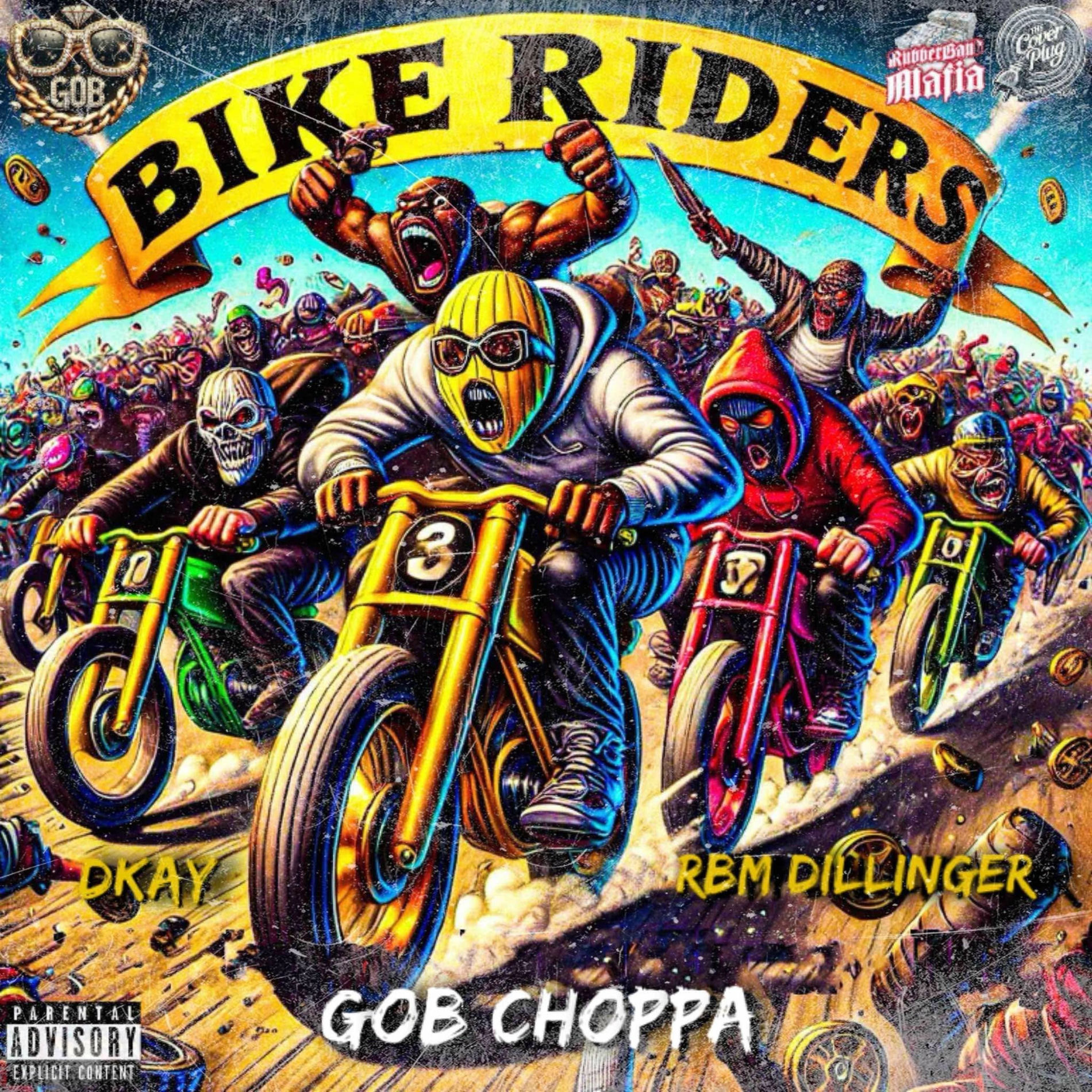 Album cover of Bike Riders (feat. Dkay & RBM Dillinger)