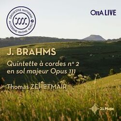Cover of Brahms: Quintette à cordes No. 2 in G Major, Op. 111 (Live)