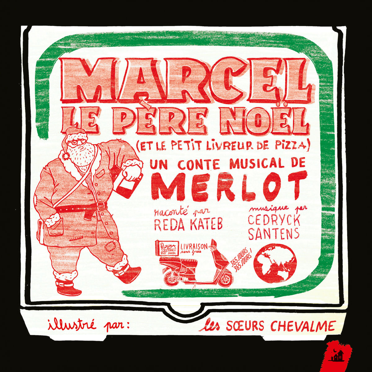 Album cover of Marcel le Père Noël (et le petit livreur de pizza)
