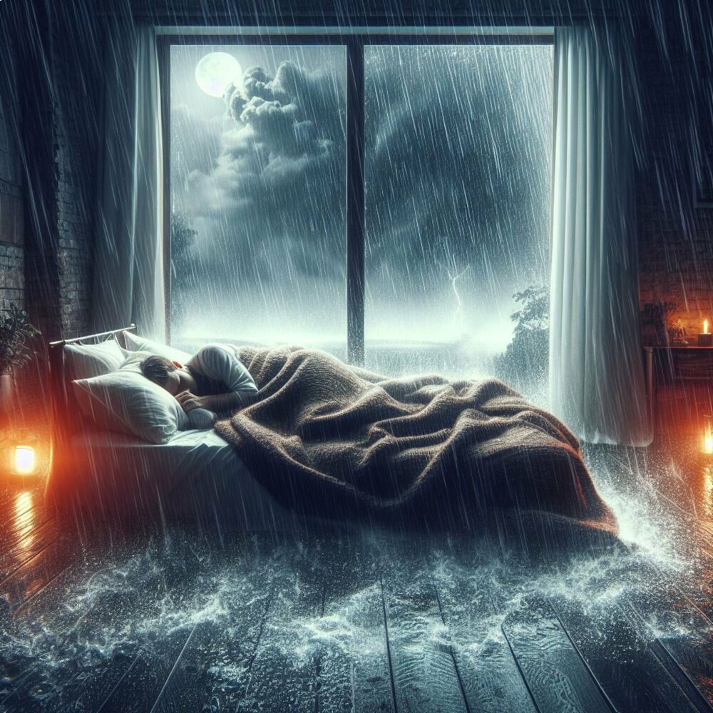 Picture of Heavy Rain and Cold for a Warm Sleep