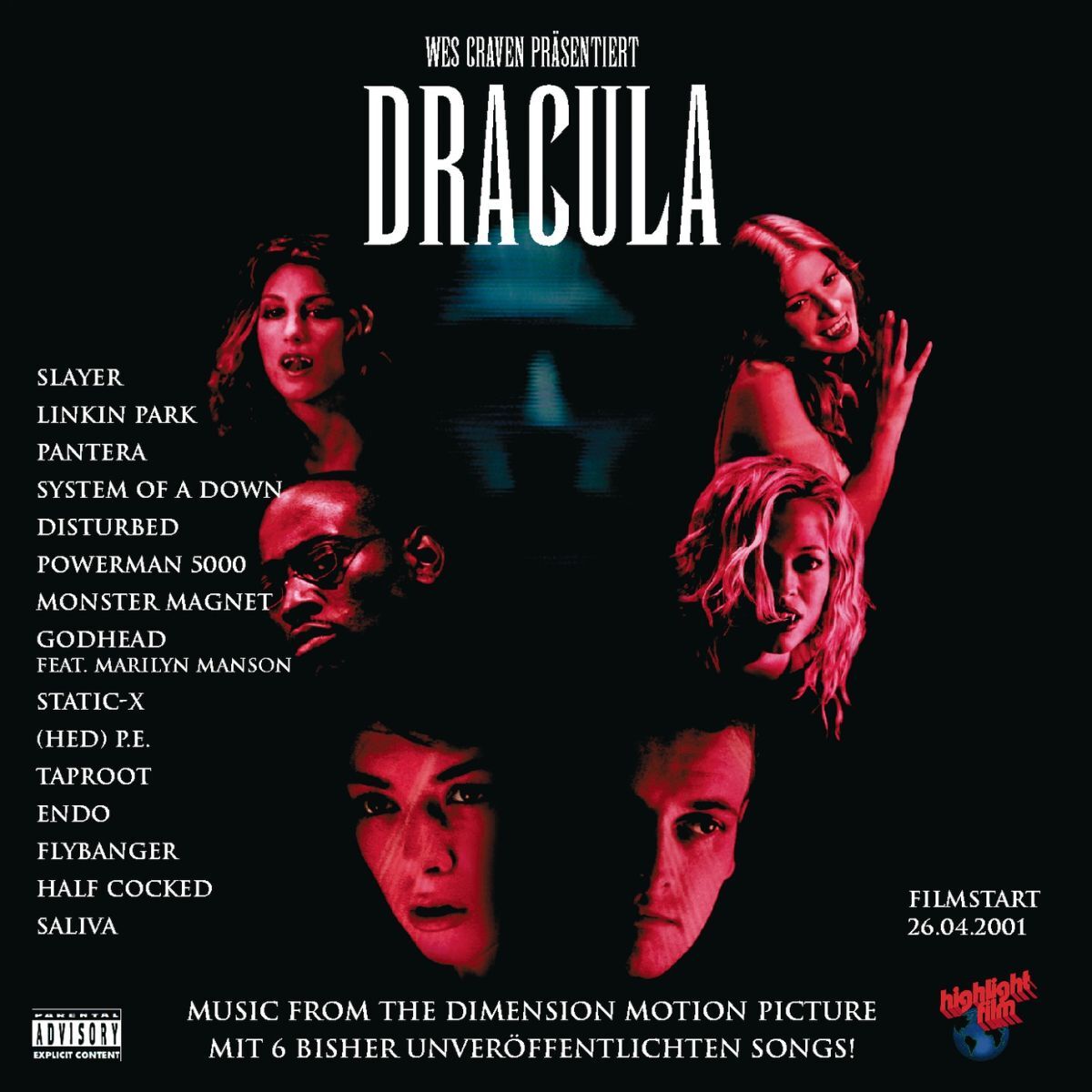 Album cover of Dracula 2000 - Music From The Dimension Motion Picture