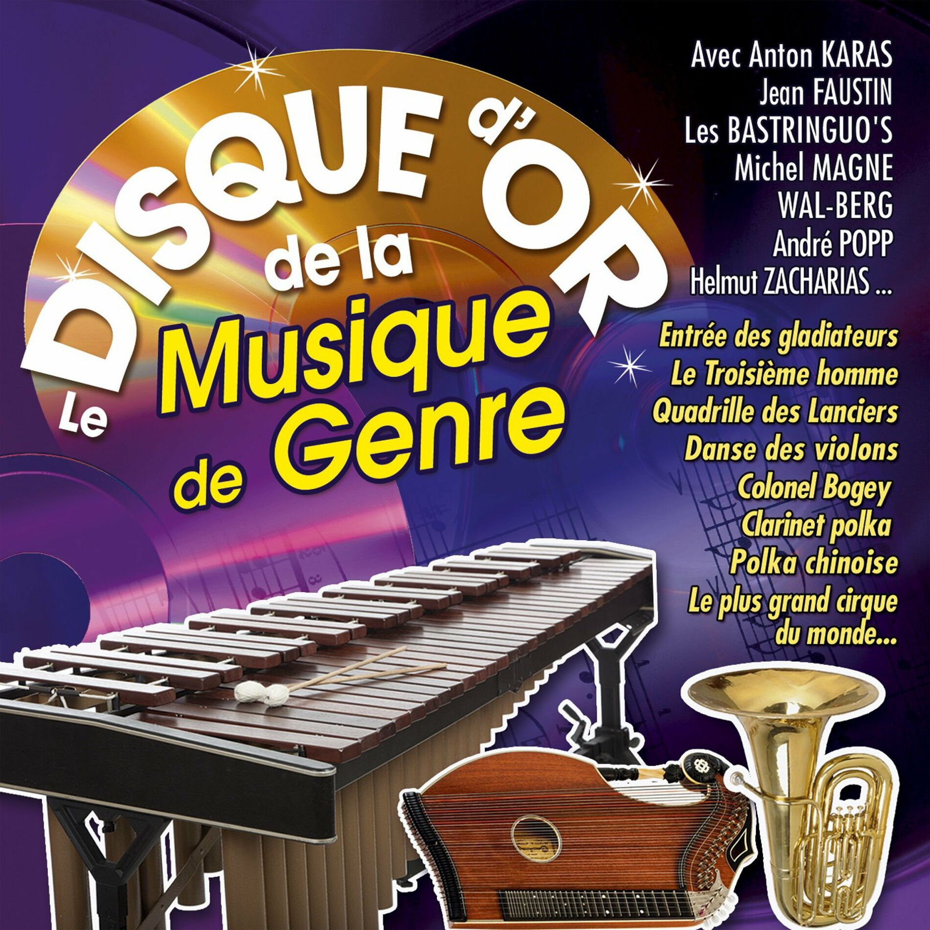 Album cover of Le disque d'or de la musique de genre