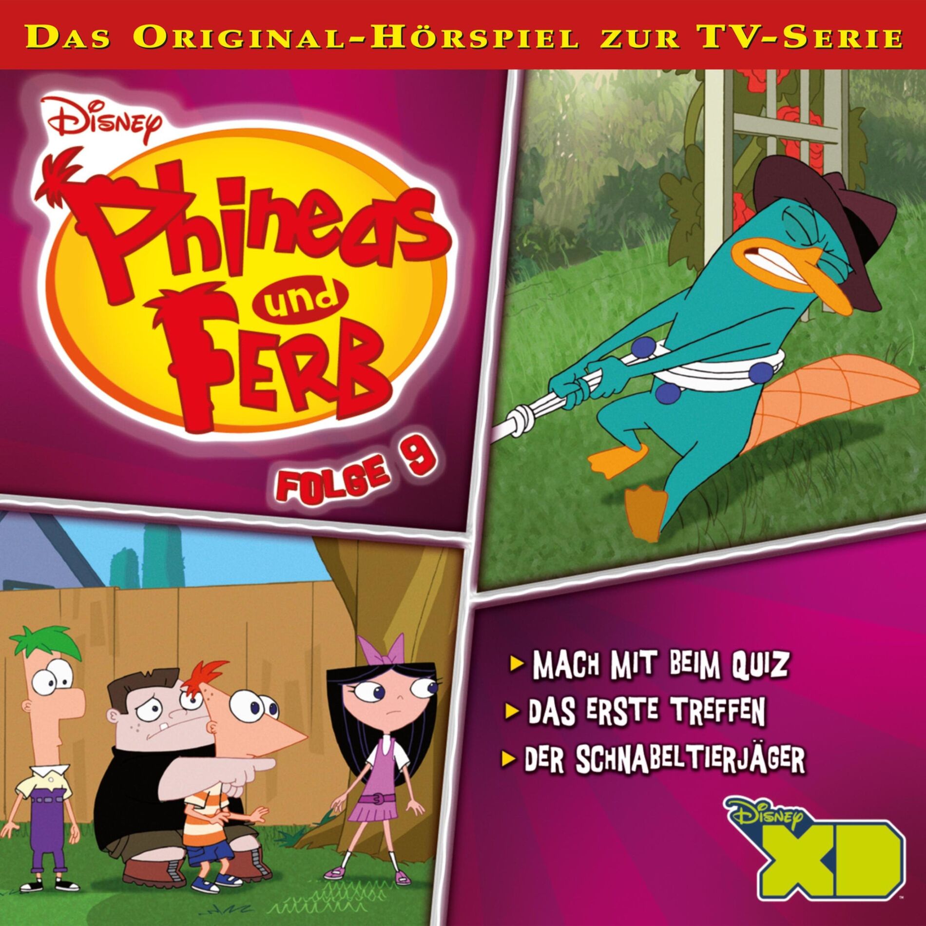 Album cover of 09: Mach mit beim Quiz / Das erste Treffen / Der Schnabeltierjäger (Hörspiel zur Disney TV-Serie)