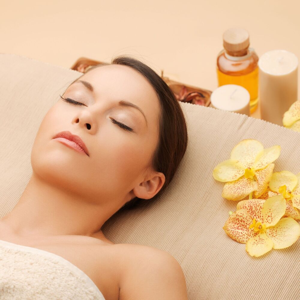 Picture of Blissful Spa Tranquility: Nature's Serenade of Crickets at Night