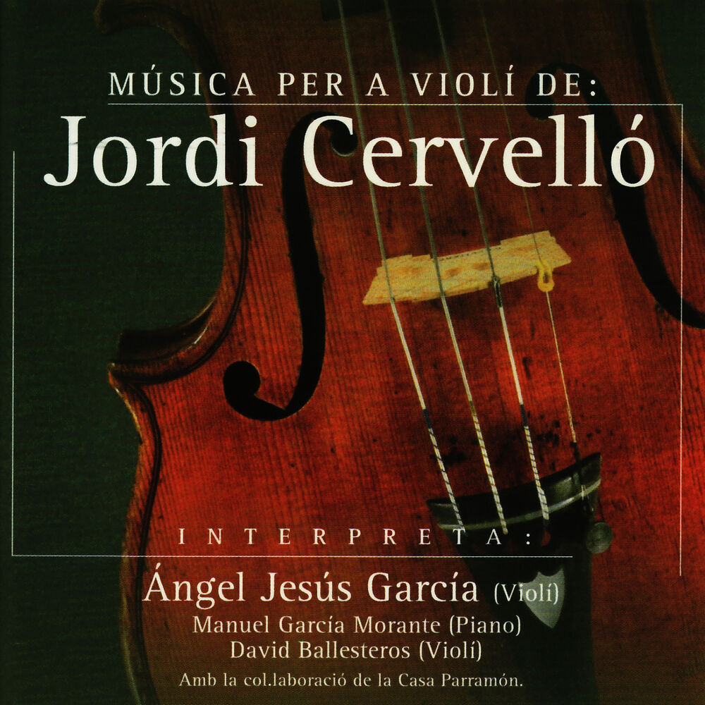 Picture of Música Per A Violí De: Jordi Cervelló