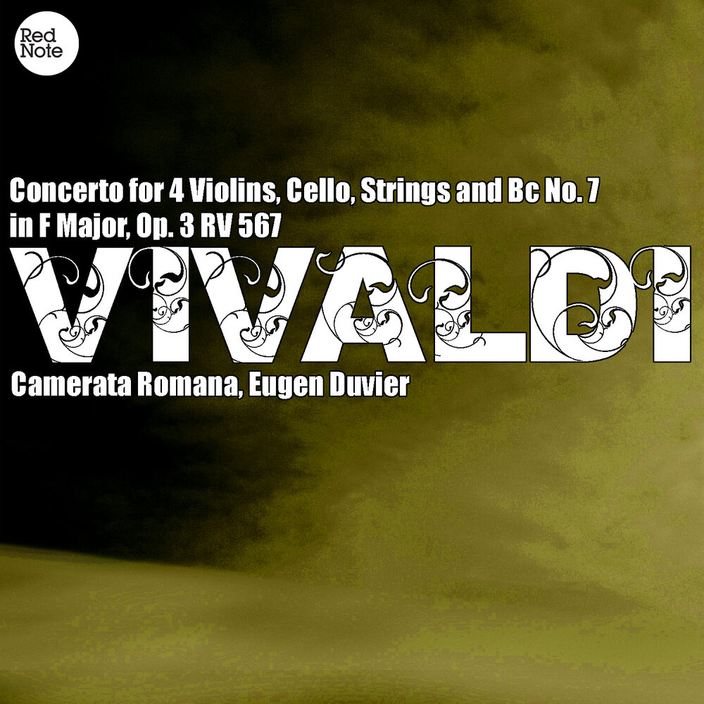 Picture of Vivaldi: Concerto for 4 Violins, Cello, Strings and Bc No. 7 in F Major, Op. 3 RV 567