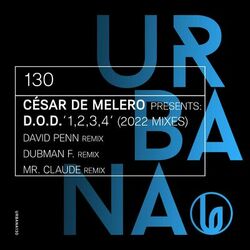 Cover of 1, 2, 3, 4 (César de Melero presents D.O.D.) (2022 Mixes)