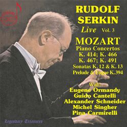 Cover of Rudolf Serkin Live, Vol. 3