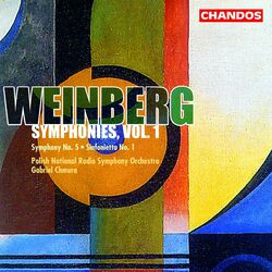 Cover of Weinberg: Symphony No. 5 & Sinfonietta No. 1