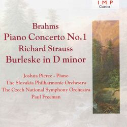 Cover of Brahms: Piano Concerto No.1 - Strauss: Burleske In D Minor