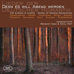Cover of For Evening is Coming: Songs of the German Romanticism