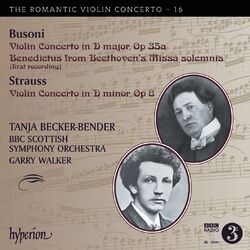Cover of Busoni & R. Strauss: Violin Concertos (Hyperion Romantic Violin Concerto 16)