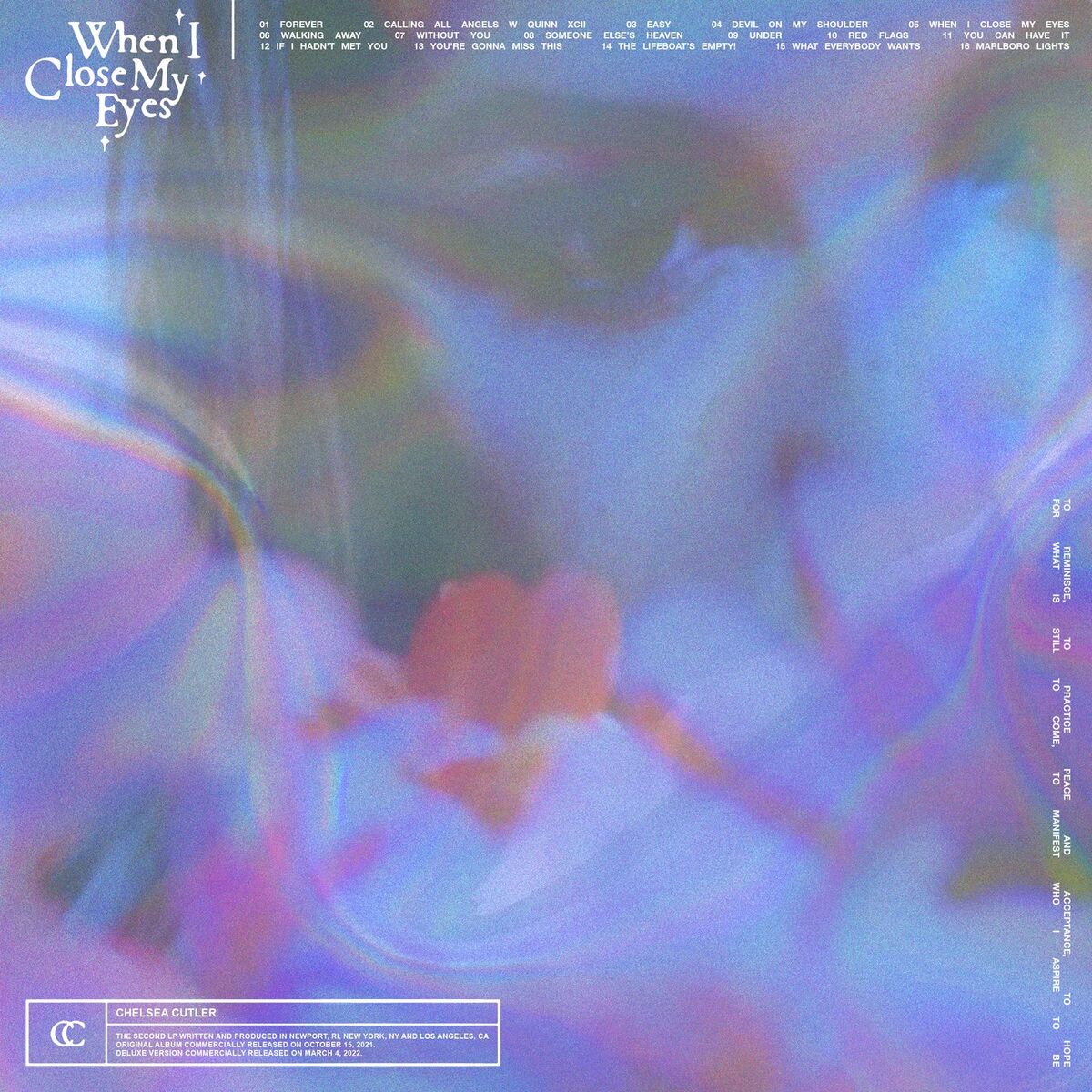 Album cover of When I Close My Eyes (Deluxe)