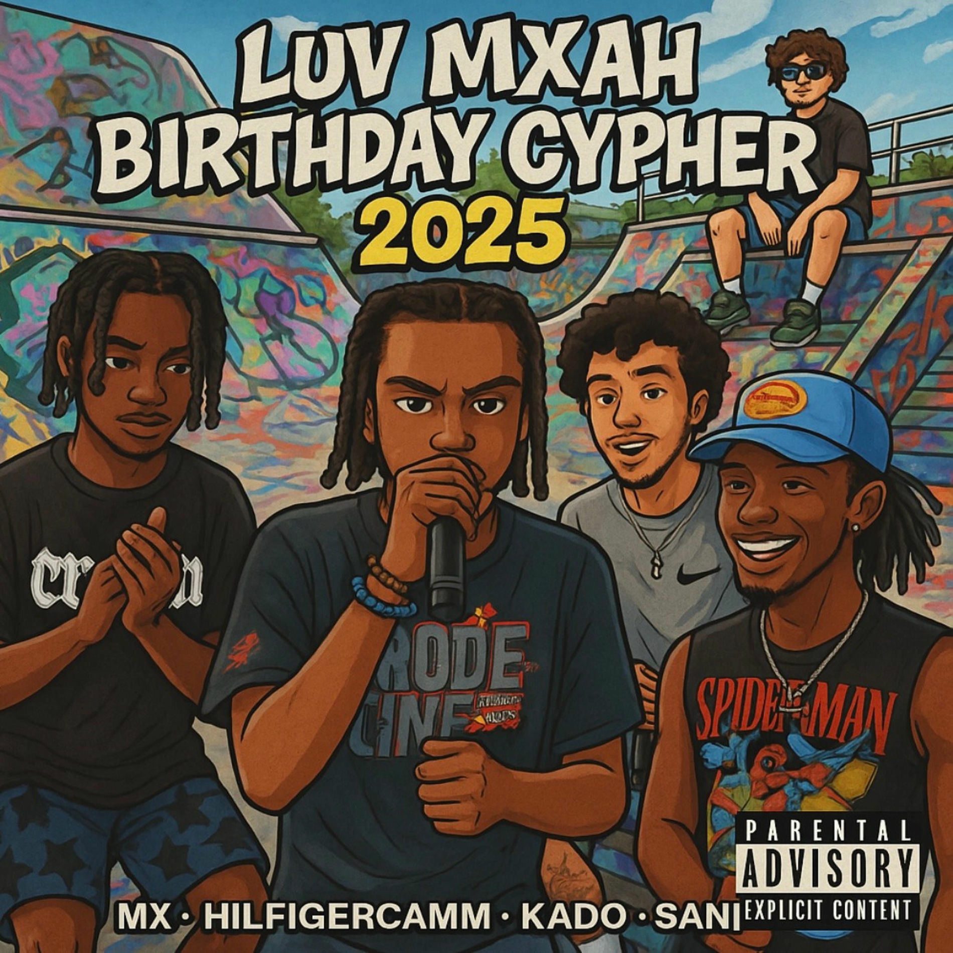 Album cover of 2025 B-Day Cypher (feat. Sani, Kado & Hilfigercamm)