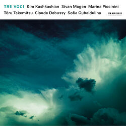 Cover of Tre Voci: Takemitsu / Debussy / Gubaidulina