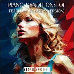 Cover of Piano Renditions of Fearless (Taylor's Version)