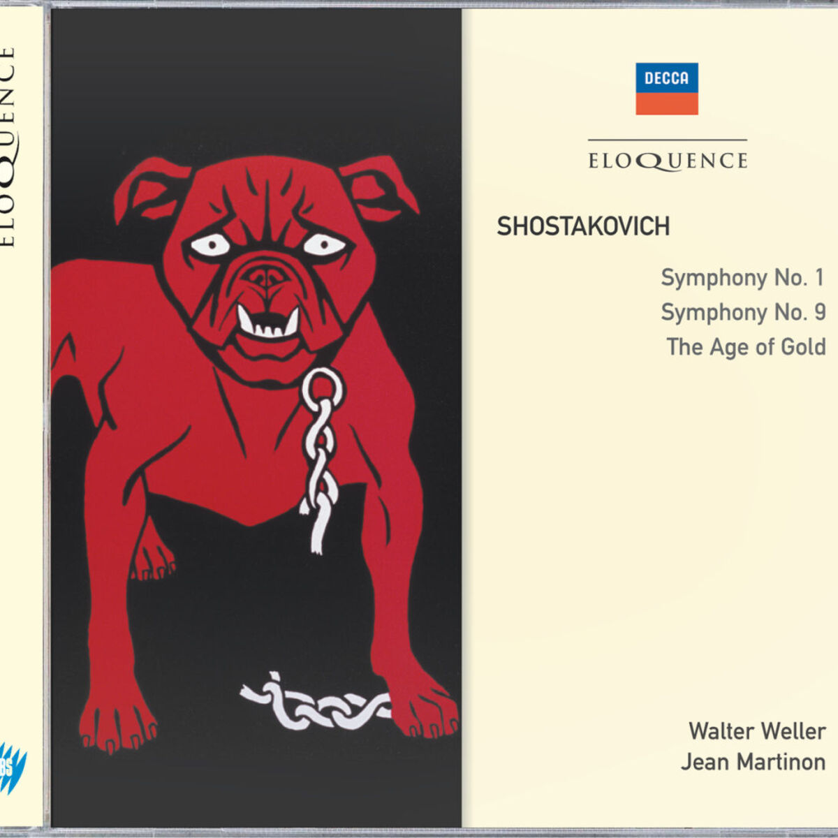 Album cover of Shostakovich: Symphonies Nos.1 & 9; The Age of Gold