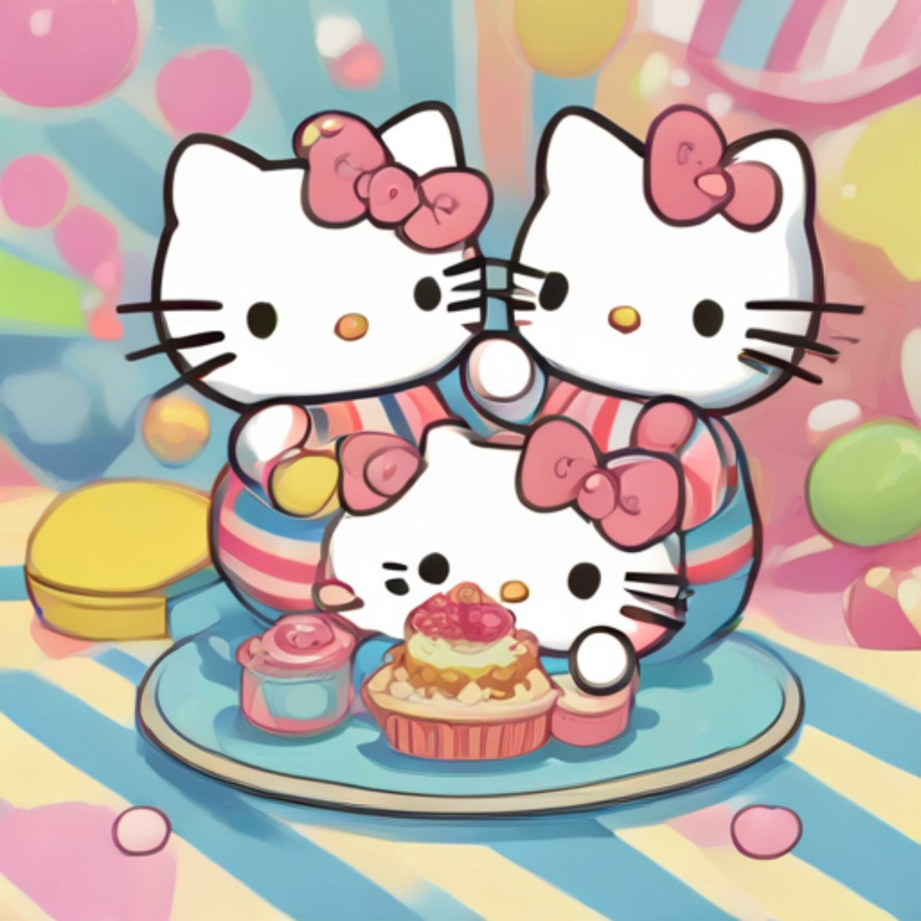 Album cover of Hello Kitty (feat. Artificial Intelligence)