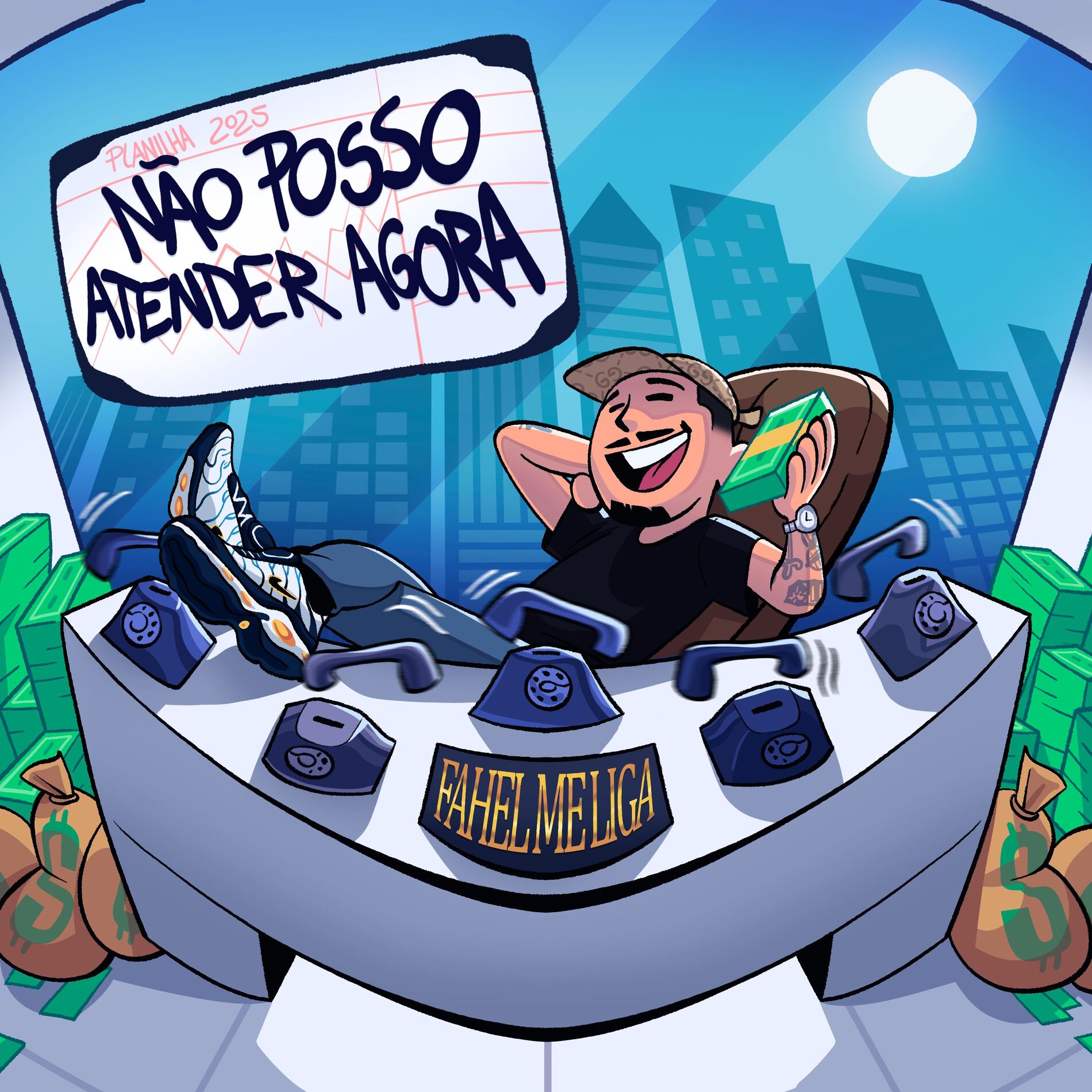Album cover of nao posso atender agora