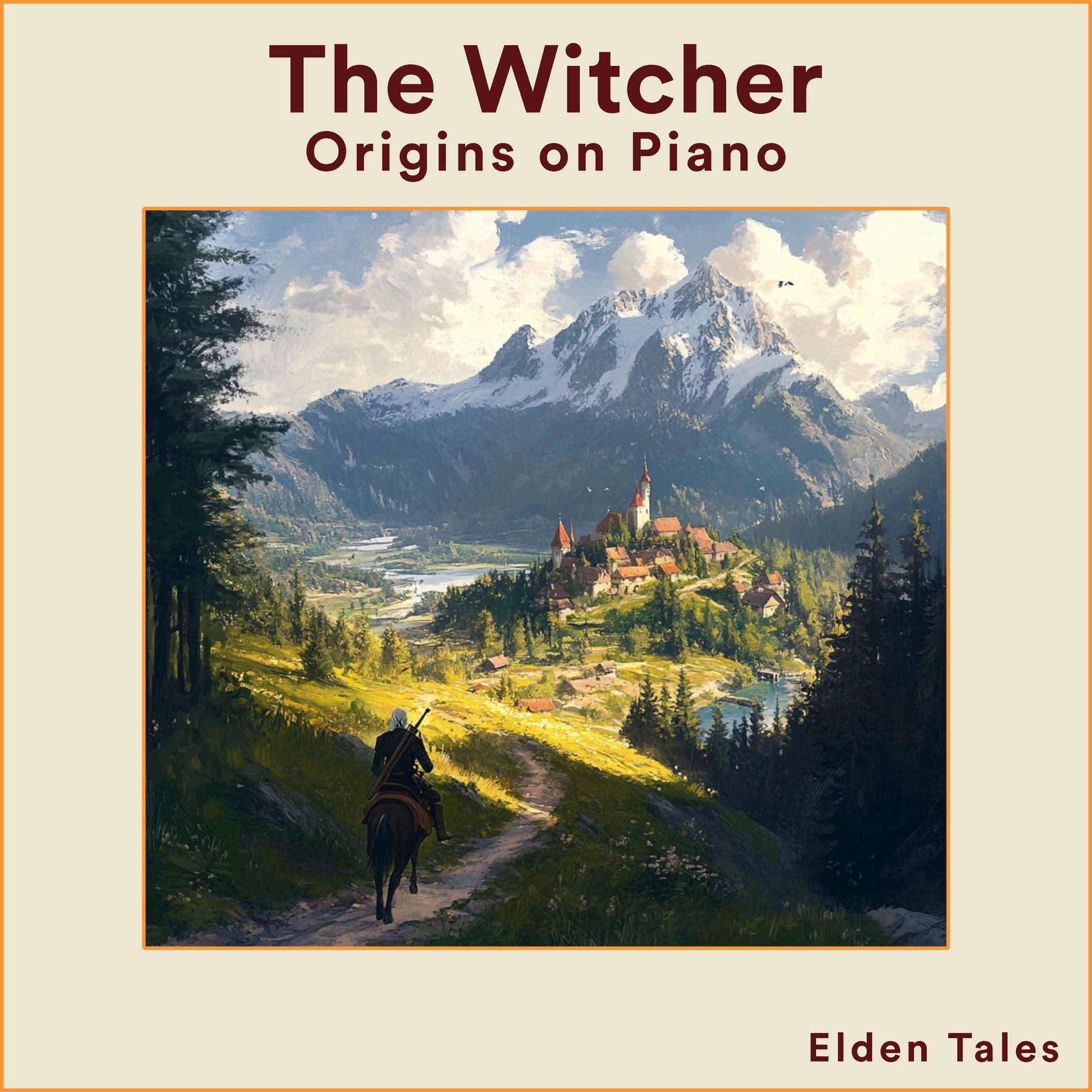 Album cover of The Witcher Origins on Piano