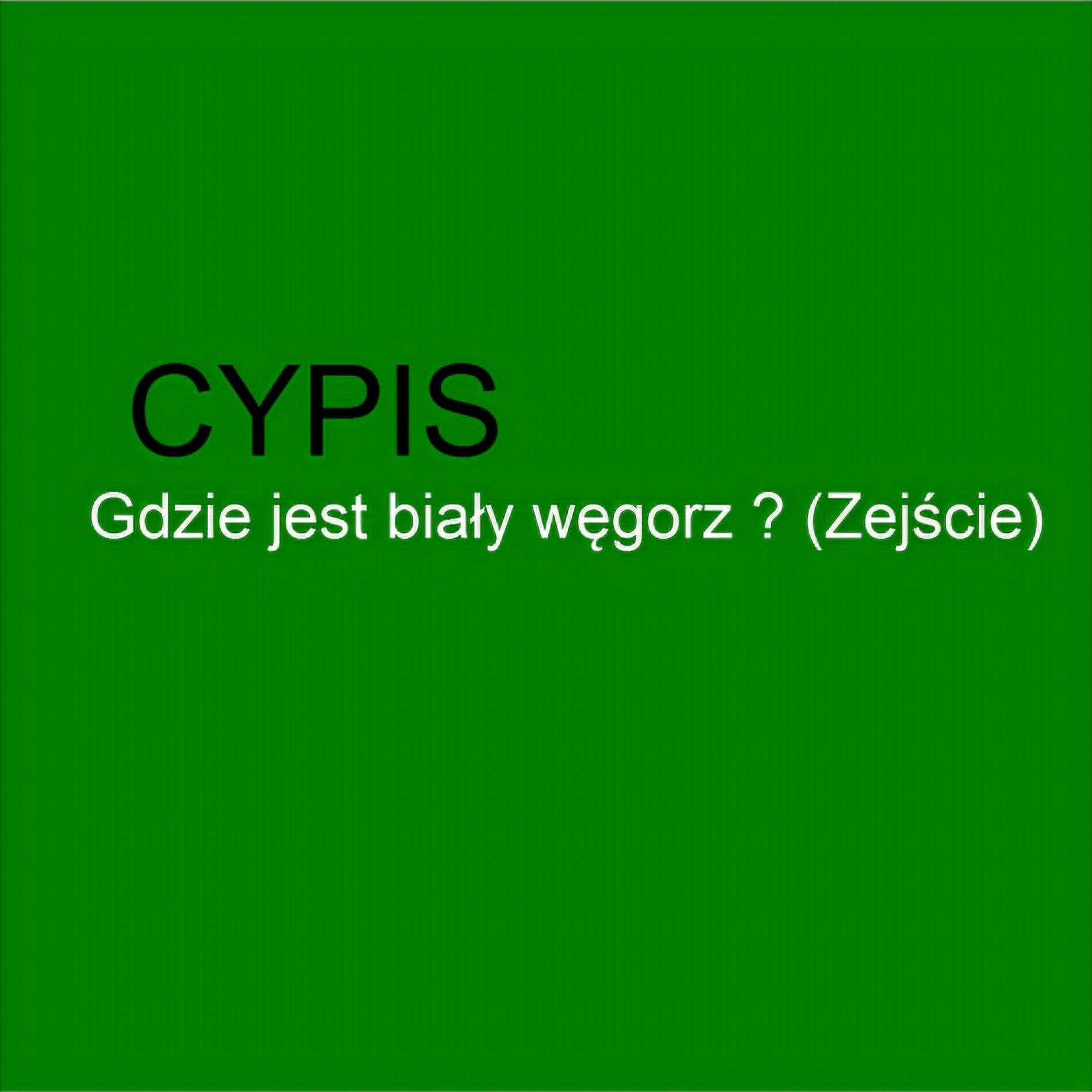 Album cover of Gdzie jest biały węgorz ? (Zejście)