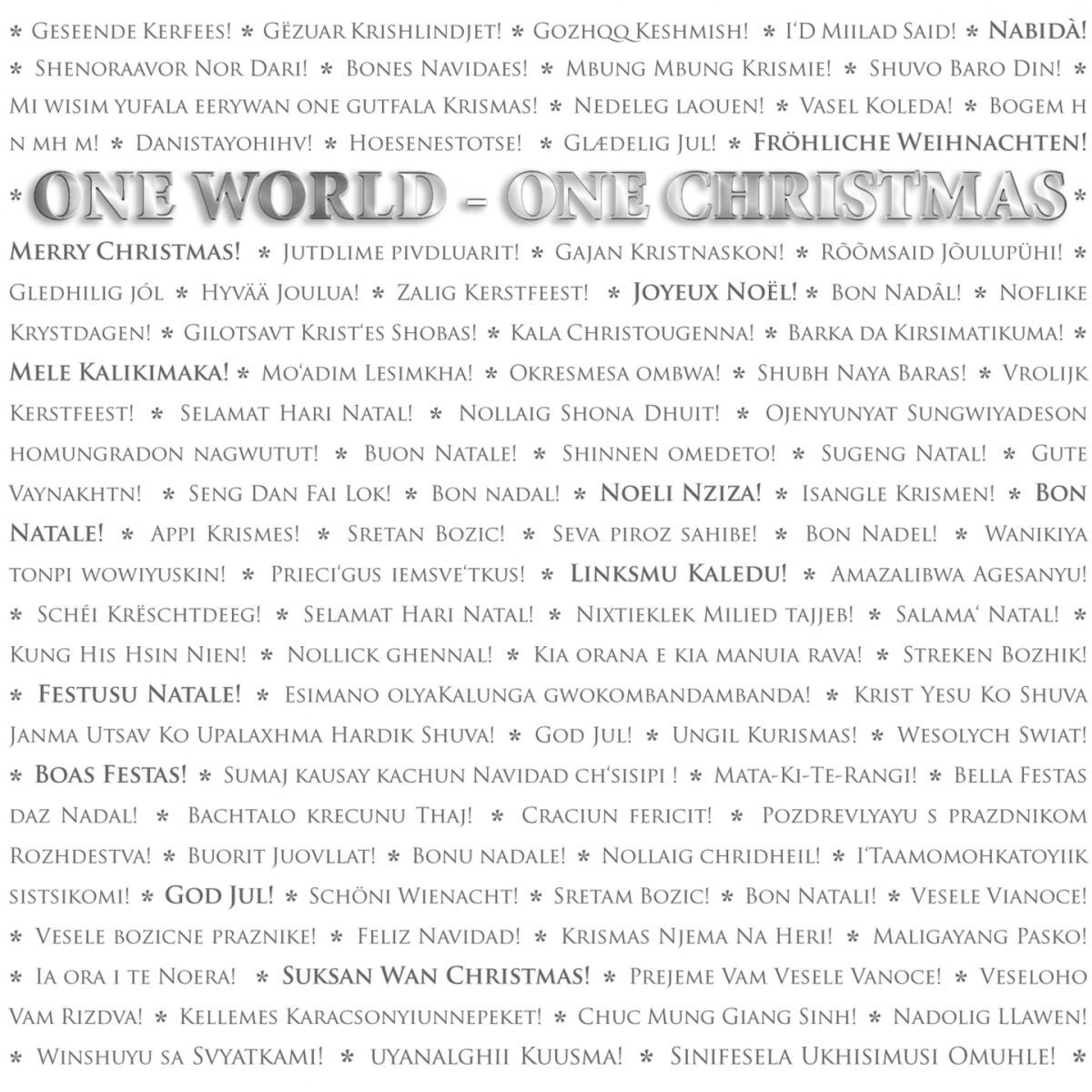 Album cover of One World - One Christmas