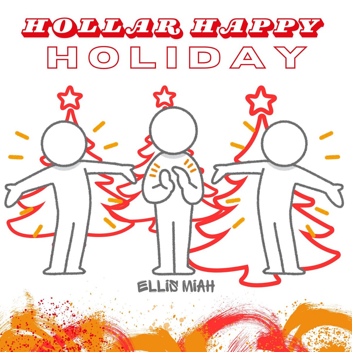 Album cover of Hollar Happy Holiday