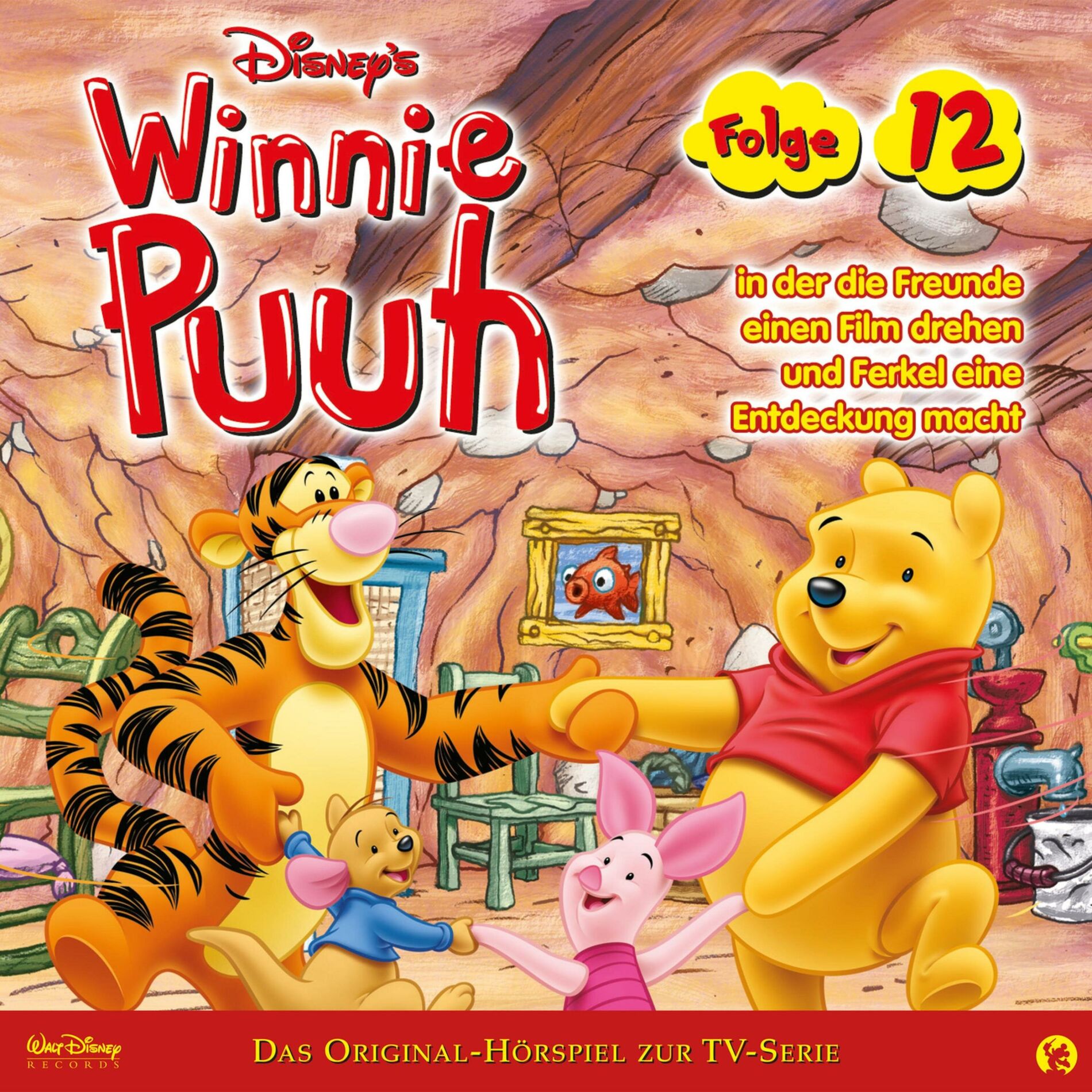 Album cover of 12: Winnie Puuh in der die Freunde einen Film drehen und Ferkel eine Entdeckung macht (Hörspiel zur Disney TV-Serie)