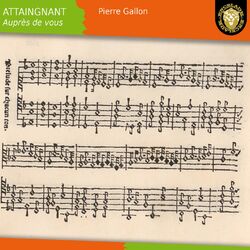 Cover of Attaingnant: Auprès de vous