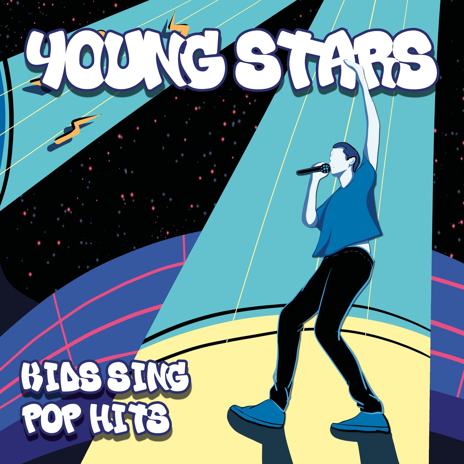 Album cover of Young Stars - Kids Sing Pop Hits