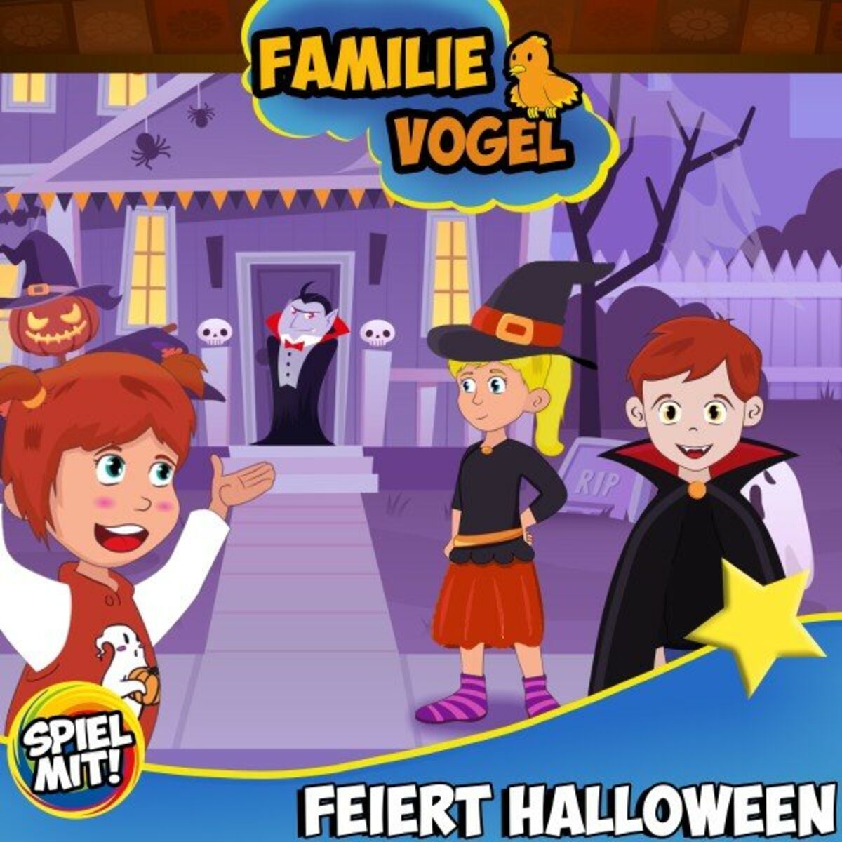 Album cover of Familie Vogel feiert Halloween (Familie Vogel)