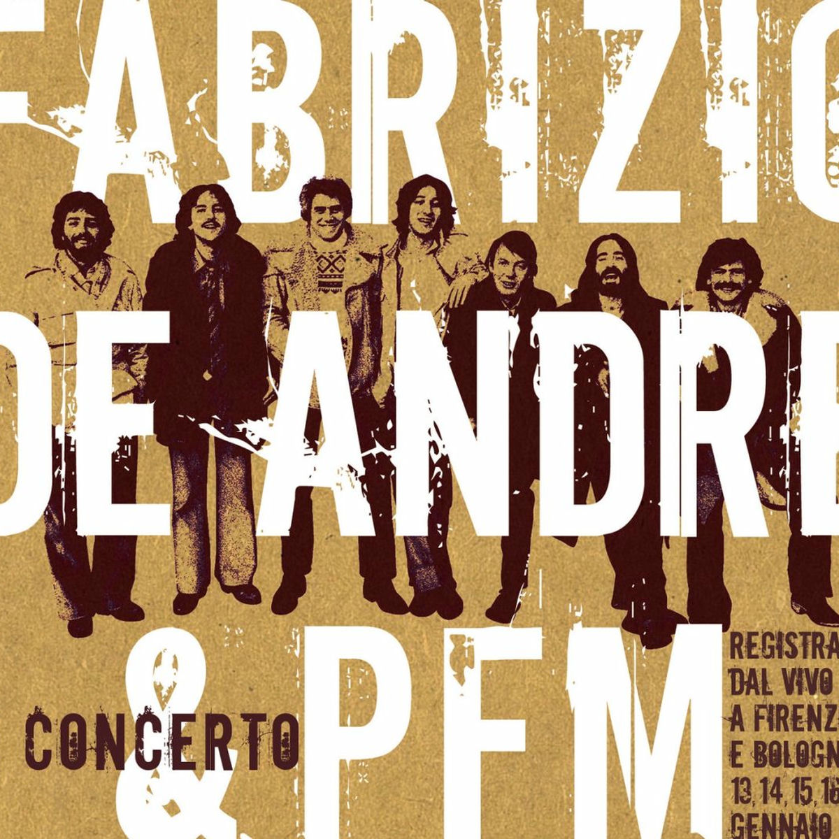 Album cover of Fabrizio de Andre' e PFM in concerto